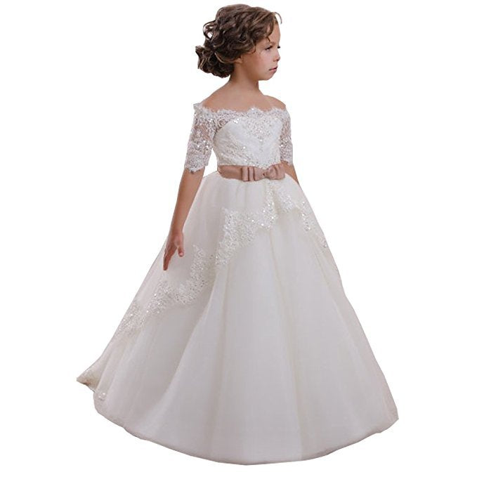 PRINCIPESSA LUX” EMBROIDERED COMMUNION & CEREMONY DRESS