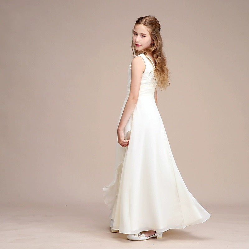 FLORÉAL” LUXURY SATIN COMMUNION & CEREMONY DRESS