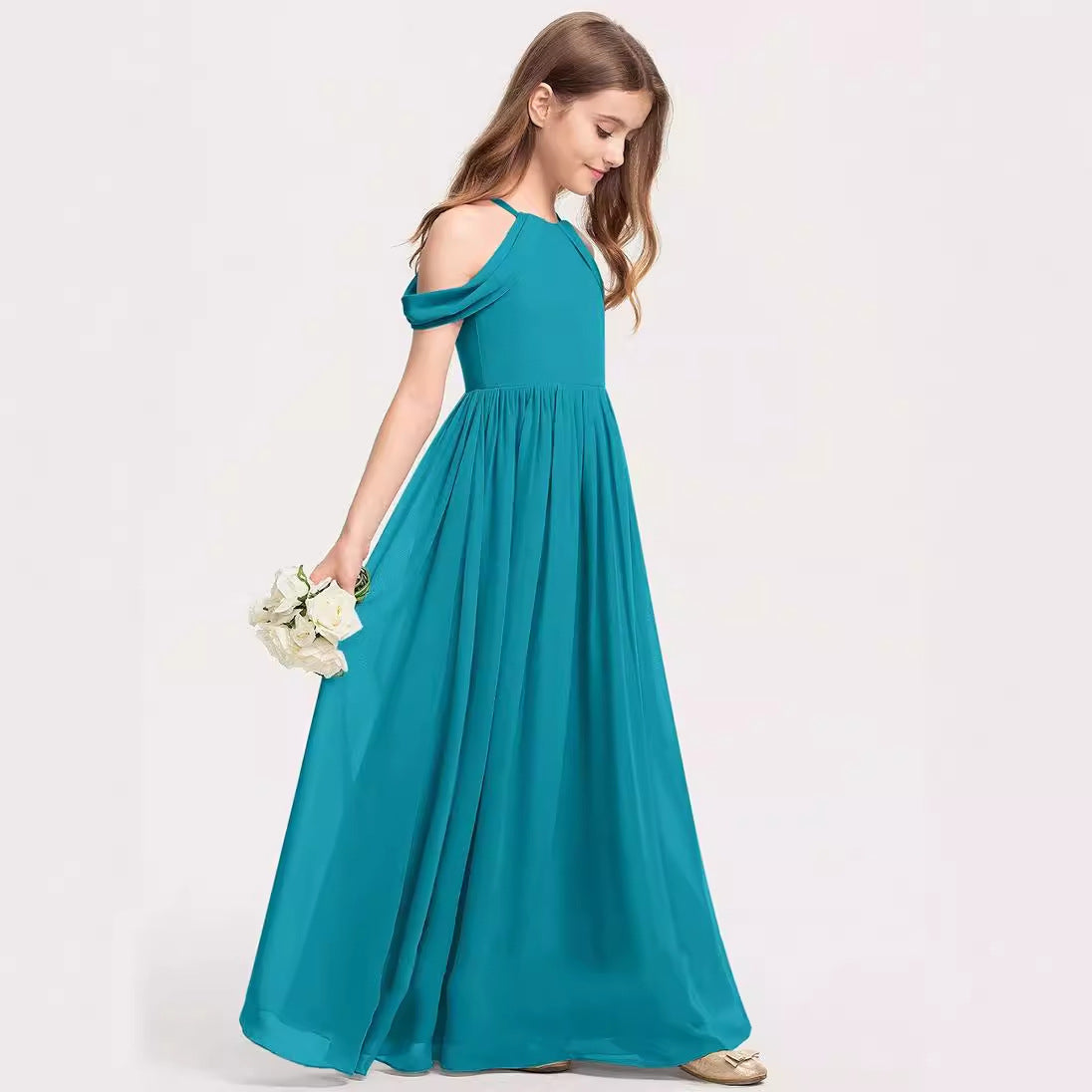 ELEGANZA” FLOWY CEREMONY DRESS – MULTICOLOR EDITION