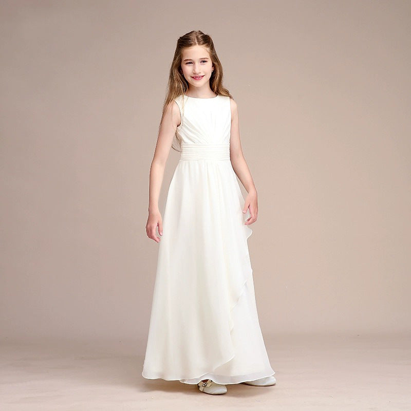 FLORÉAL” LUXURY SATIN COMMUNION & CEREMONY DRESS