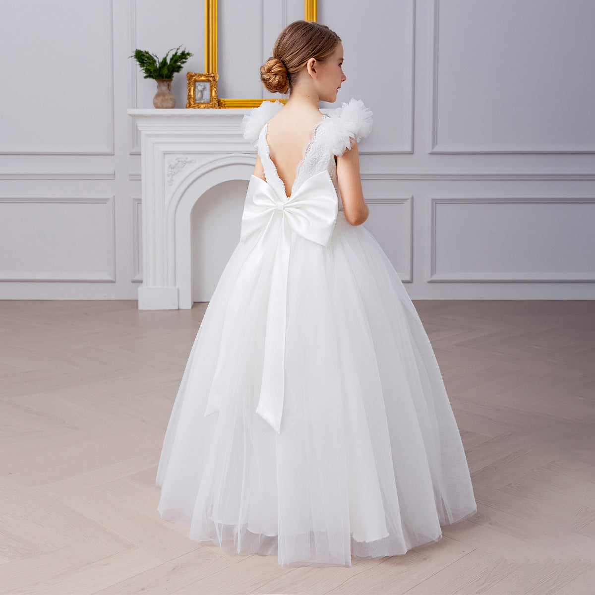 WHITE SWAN” COMMUNION AND CEREMONY DRESS – Bambellina WHITE SWAN” COMMUNION AND CEREMONY DRESS – Bambellina