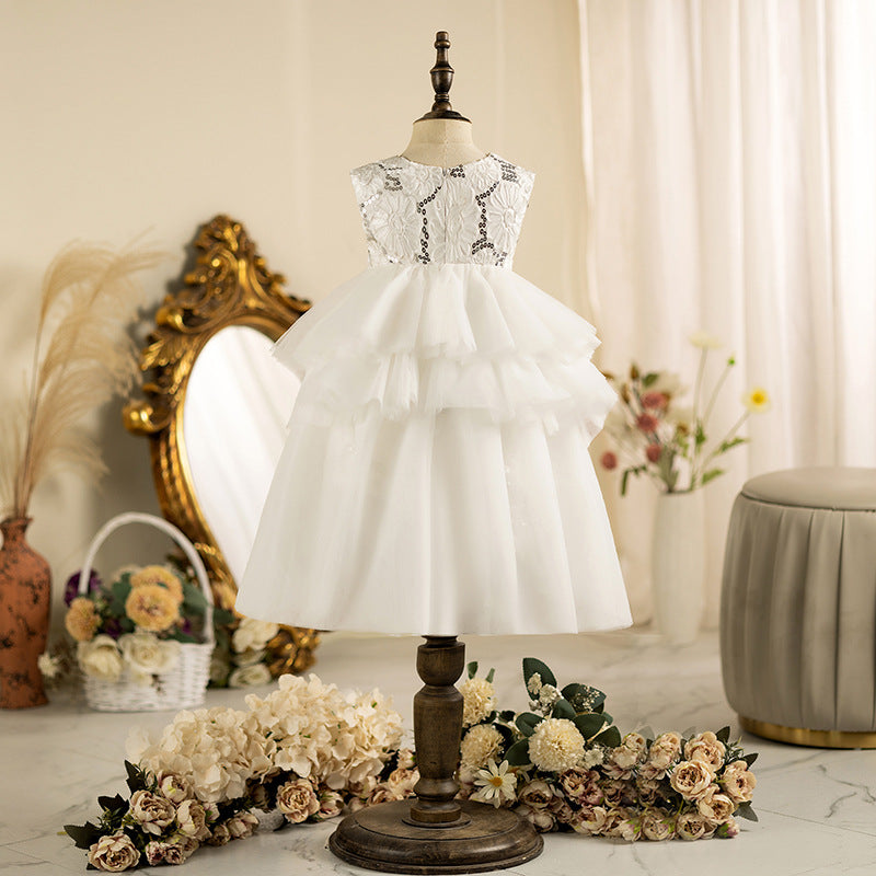 “FLORAL DREAM” – UNIQUE CEREMONY DRESS WITH TULLE TRAIN