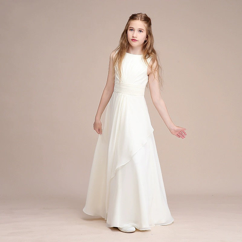 FLORÉAL” LUXURY SATIN COMMUNION & CEREMONY DRESS