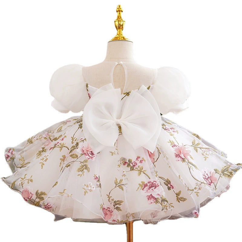 🎀 “FIORITA” CASUAL FLORAL DRESS FOR LITTLE GIRLS