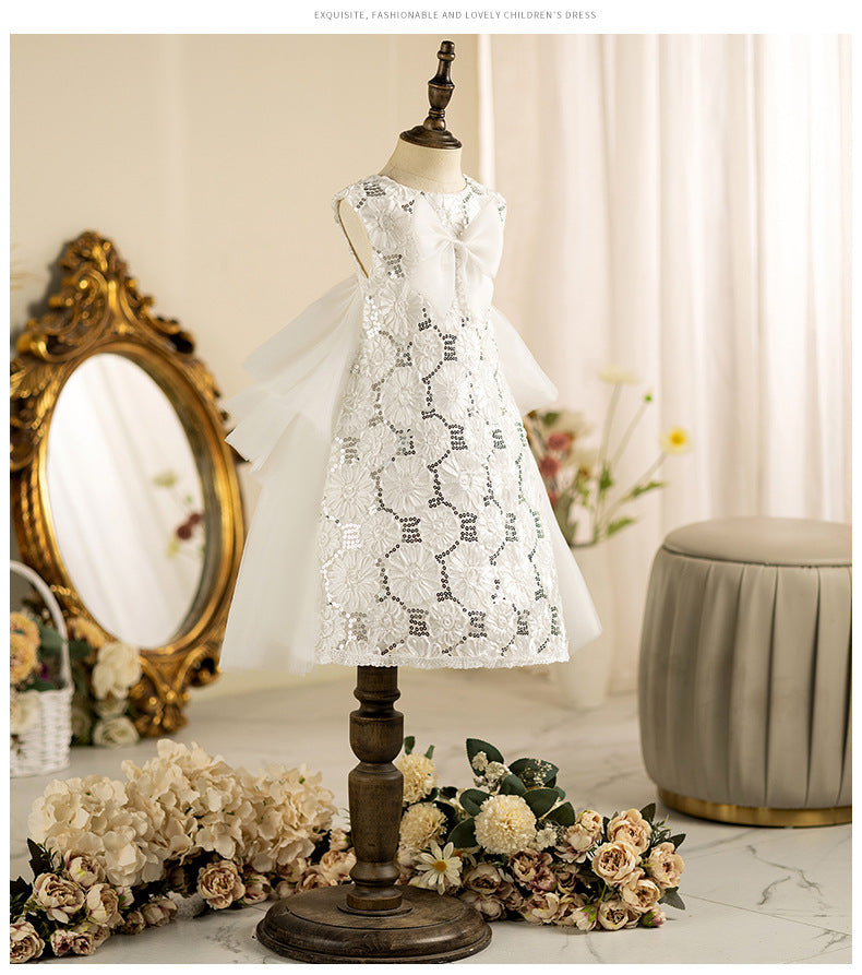 “FLORAL DREAM” – UNIQUE CEREMONY DRESS WITH TULLE TRAIN
