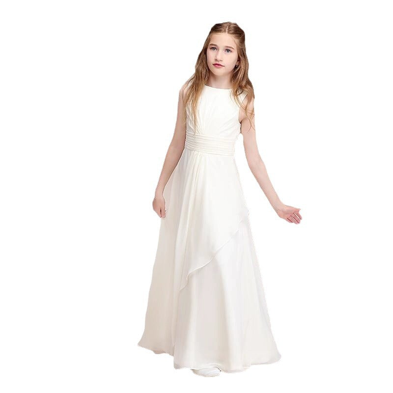 FLORÉAL” LUXURY SATIN COMMUNION & CEREMONY DRESS