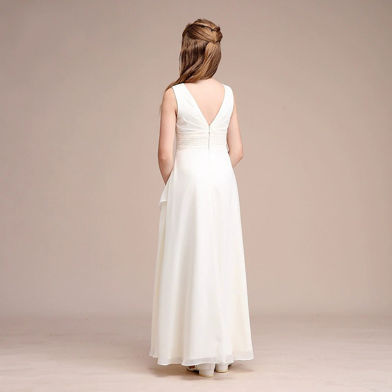 FLORÉAL” LUXURY SATIN COMMUNION & CEREMONY DRESS