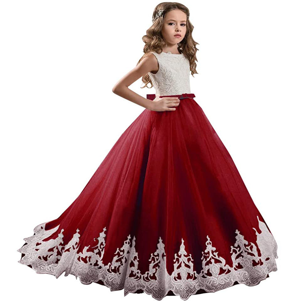 AURORA” TWO-TONE LACE & TULLE CEREMONY DRESS
