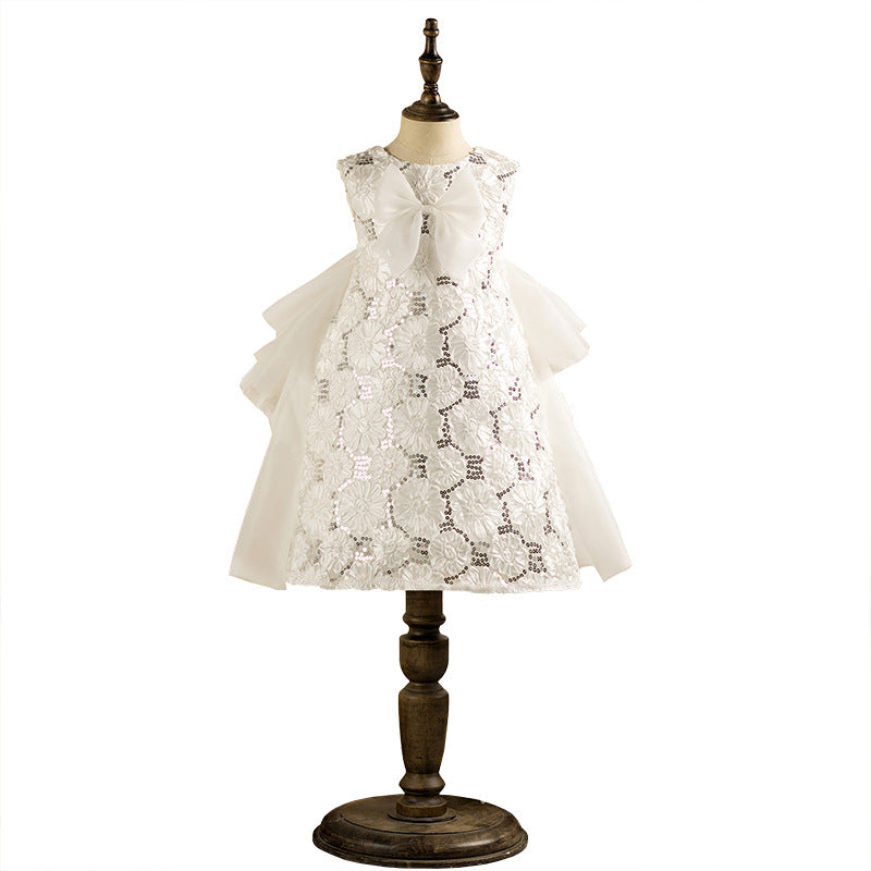 “FLORAL DREAM” – UNIQUE CEREMONY DRESS WITH TULLE TRAIN